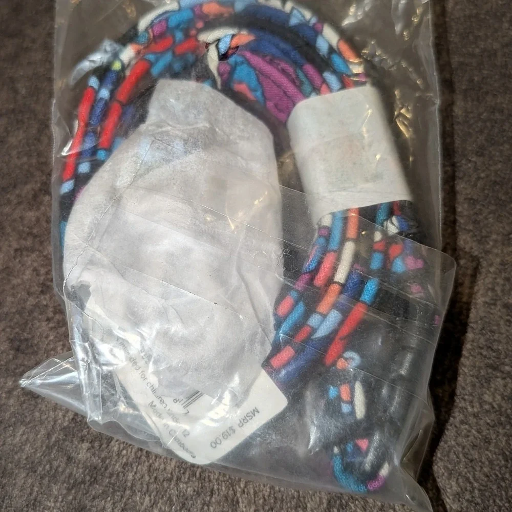 Vera‎ Bradley Breakaway Lanyard Haymarket Paisley Blue Pink Floral 15972-R88 NEW